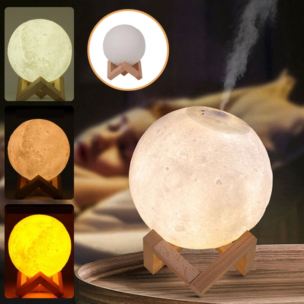 3D Moon Diffuser BEDEE – Realisticky aromadifuzér so stojanom
